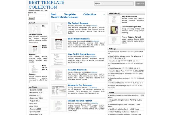Do’a Ibu theme site design template sample