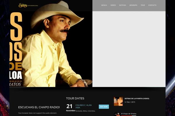 Site using Socials Ignited plugin