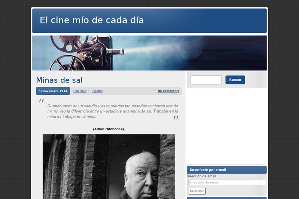 elcinemiodecadadia.es site used Newsup-pro