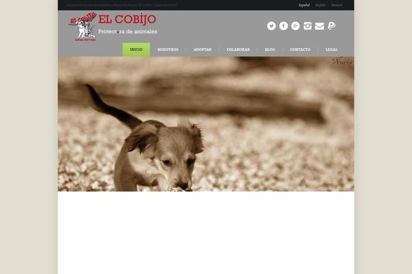 Pet-rescue theme site design template sample