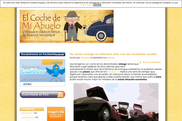 elcochedemiabuelo.com site used Motorclan