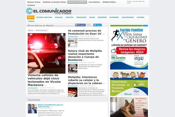 elcomunicador.cl site used Cadabrapress