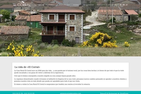 elcorralderiofrio.com site used Di-restaurant