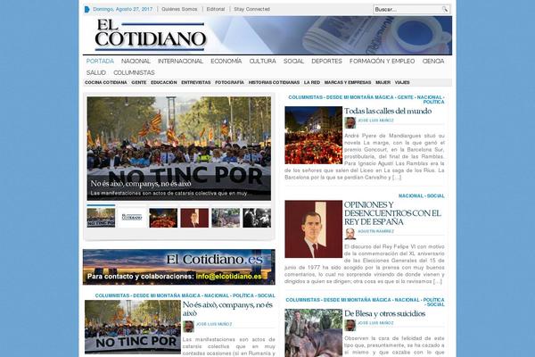 Advanced Newspaper theme site design template sample