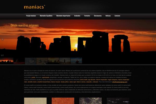 Blender theme site design template sample