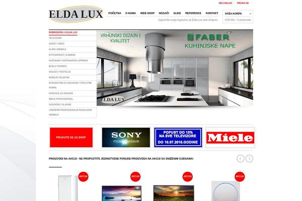 The Retailer theme site design template sample