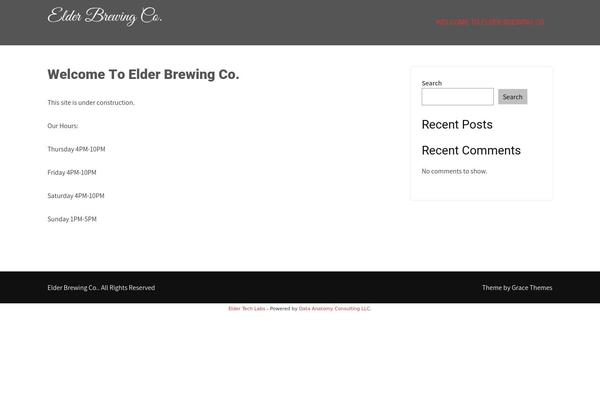 elderbrewingco.com site used Pub-store
