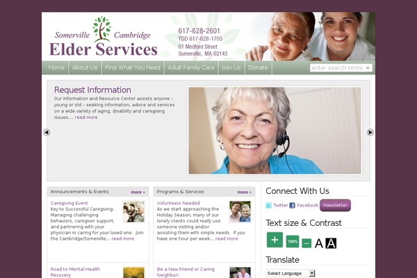 eldercare.org site used Wp Sublime