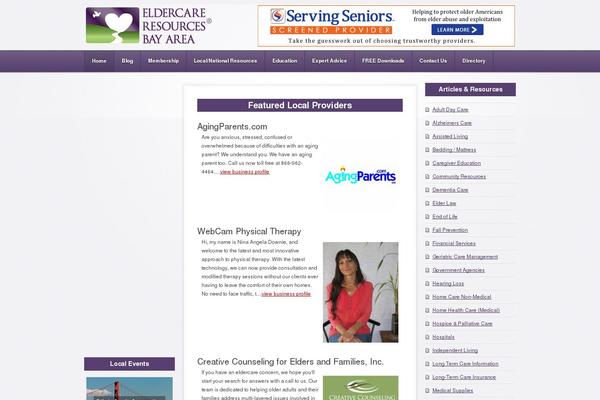 Seventeen theme site design template sample