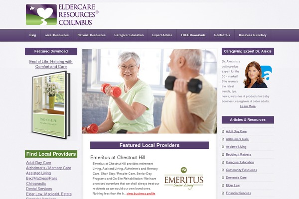 Seventeen theme site design template sample