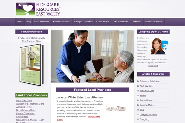 Seventeen theme site design template sample