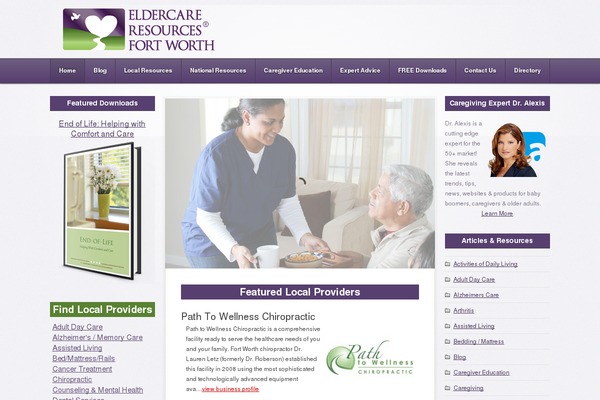 Seventeen theme site design template sample