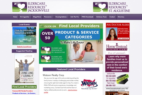 Seventeen theme site design template sample