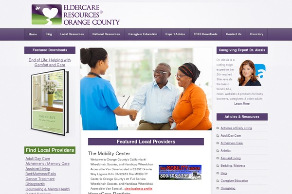 eldercareresourcesorangecounty.com site used Seventeen