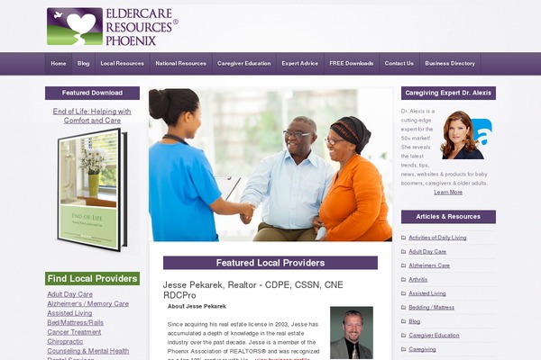 Seventeen theme site design template sample