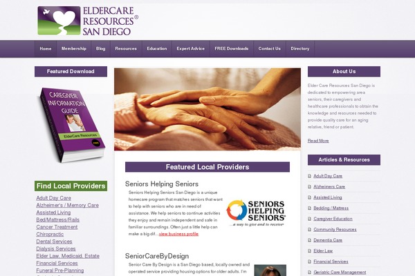 Seventeen theme site design template sample