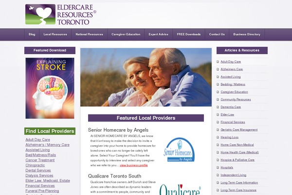 Seventeen theme site design template sample