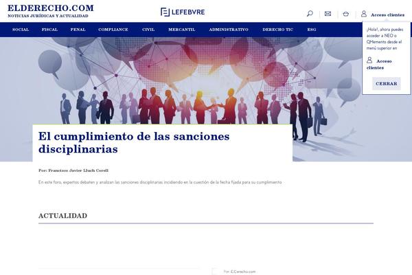 elderecho.com site used Led-elderecho-theme