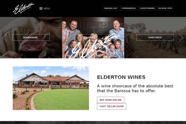 eldertonwines.com.au site used Elderton