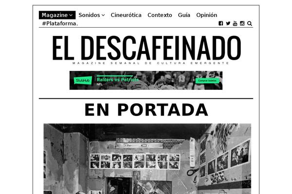 The Fox theme site design template sample