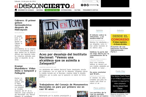 eldesconcierto-v2 theme websites examples