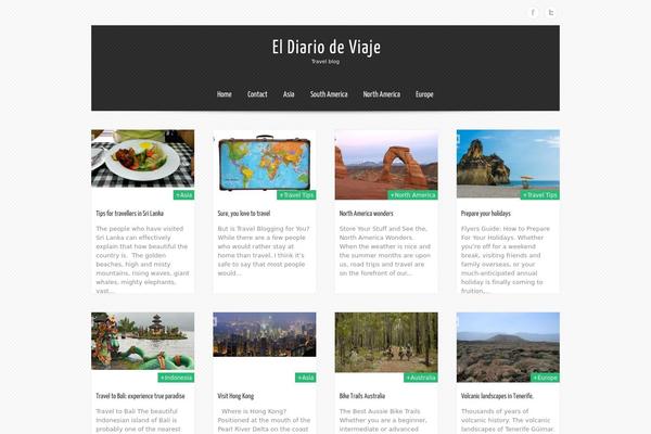 Theron theme site design template sample