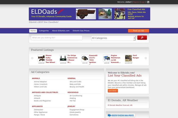 ClassiPress theme site design template sample