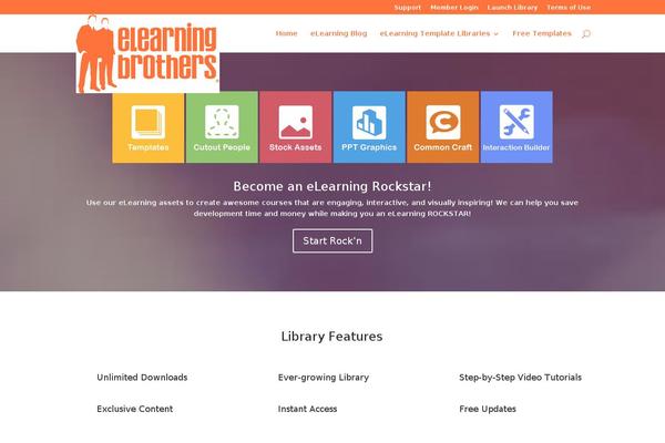 Divi2 theme site design template sample