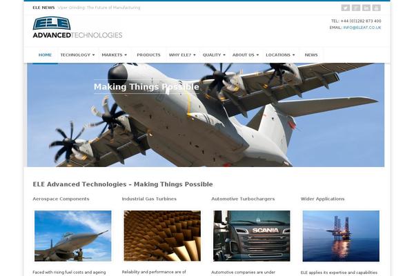 Er Leaf theme site design template sample