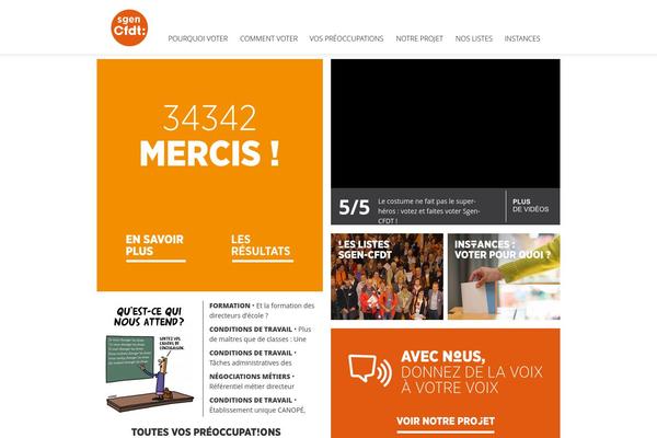 electionseducation2014.fr site used Sgen