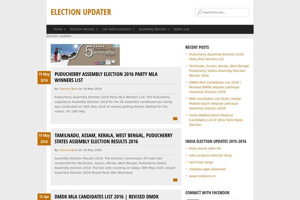 electionupdater.com site used GreenChili