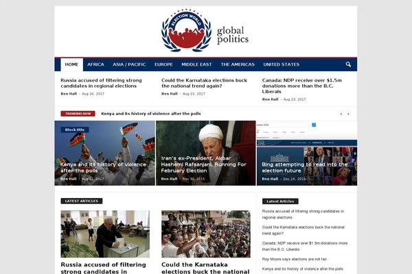 NewsMag theme site design template sample