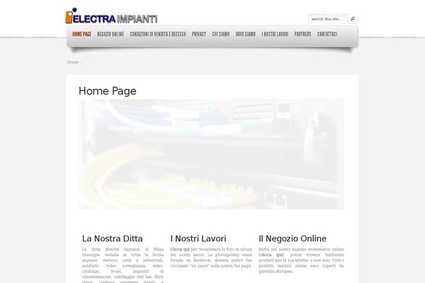 eStore theme site design template sample