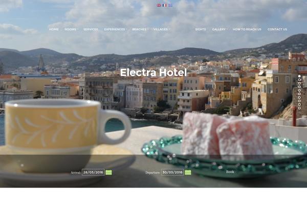 electrasyros.gr site used Wp_santorini5-v1.6