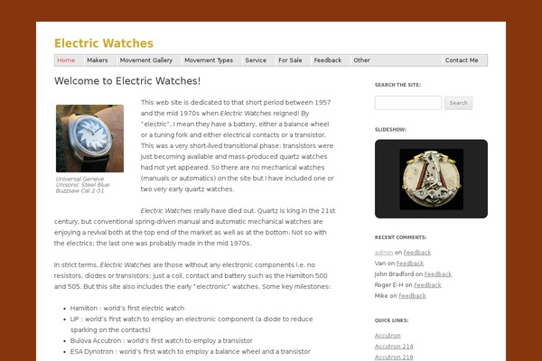 electric-watches.co.uk site used Twentytwelvechild