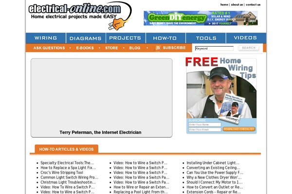 electrical theme websites examples