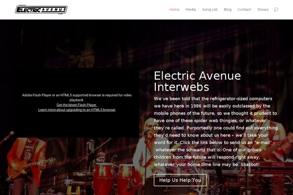 Divi theme site design template sample