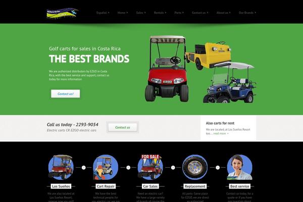 Construct theme site design template sample