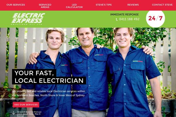 Ee theme site design template sample