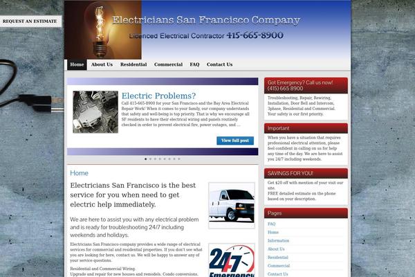 Graphene theme site design template sample