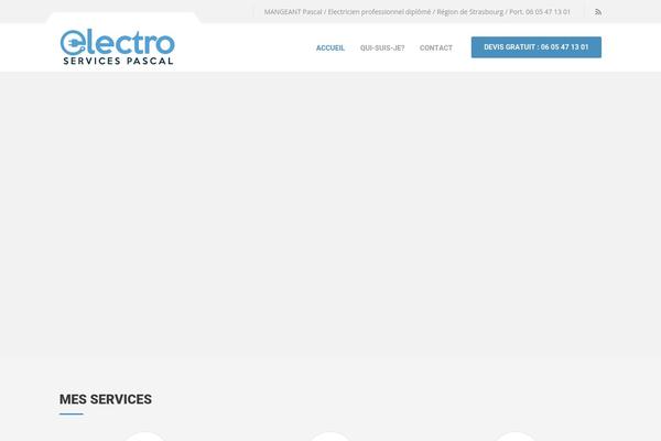 RepairWP theme site design template sample