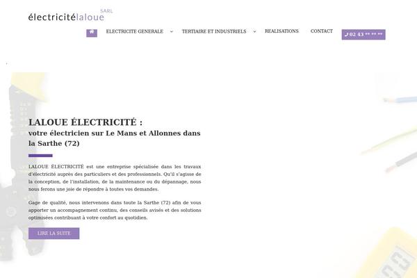 WordPress website example screenshot