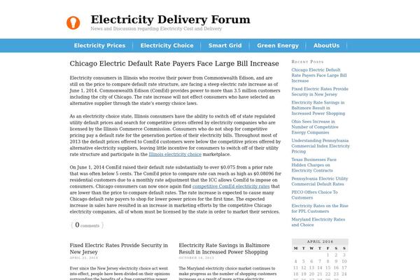 Thesis 1.8 theme site design template sample