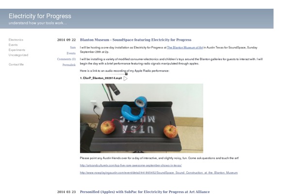 Barthelme theme site design template sample