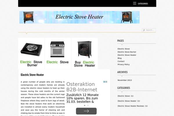 Supernova theme site design template sample