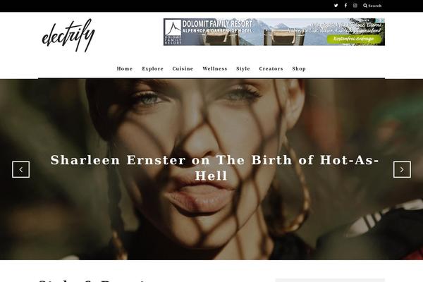 Himmelen theme site design template sample