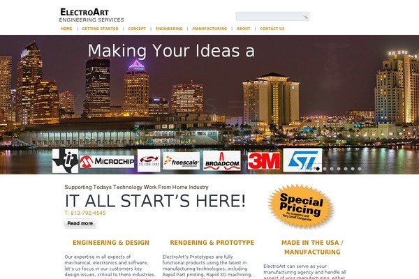 Porto Child theme site design template sample