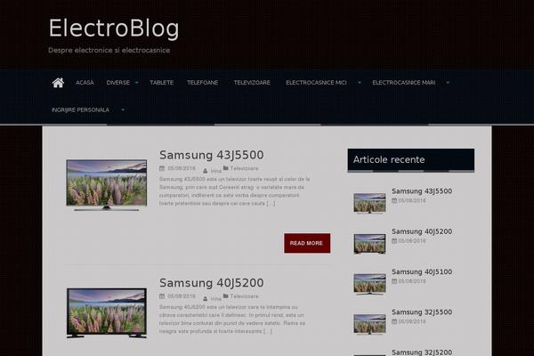 aReview theme site design template sample