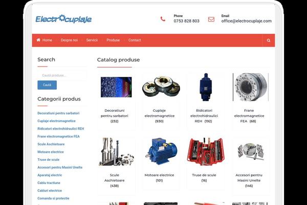 Best Commerce theme site design template sample