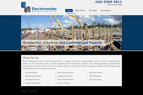 electromaster.com.au site used Design1